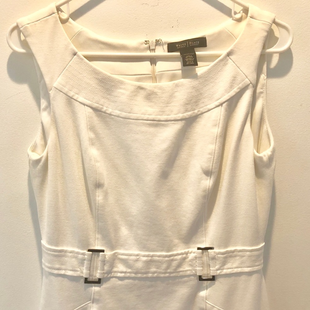 WHBM dress white